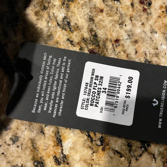 True Religion Rocco Patches Skinny Jeans 32” - Picture 7 of 7